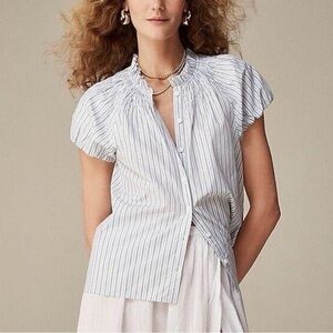 J. Crew Cotton Poplin Top